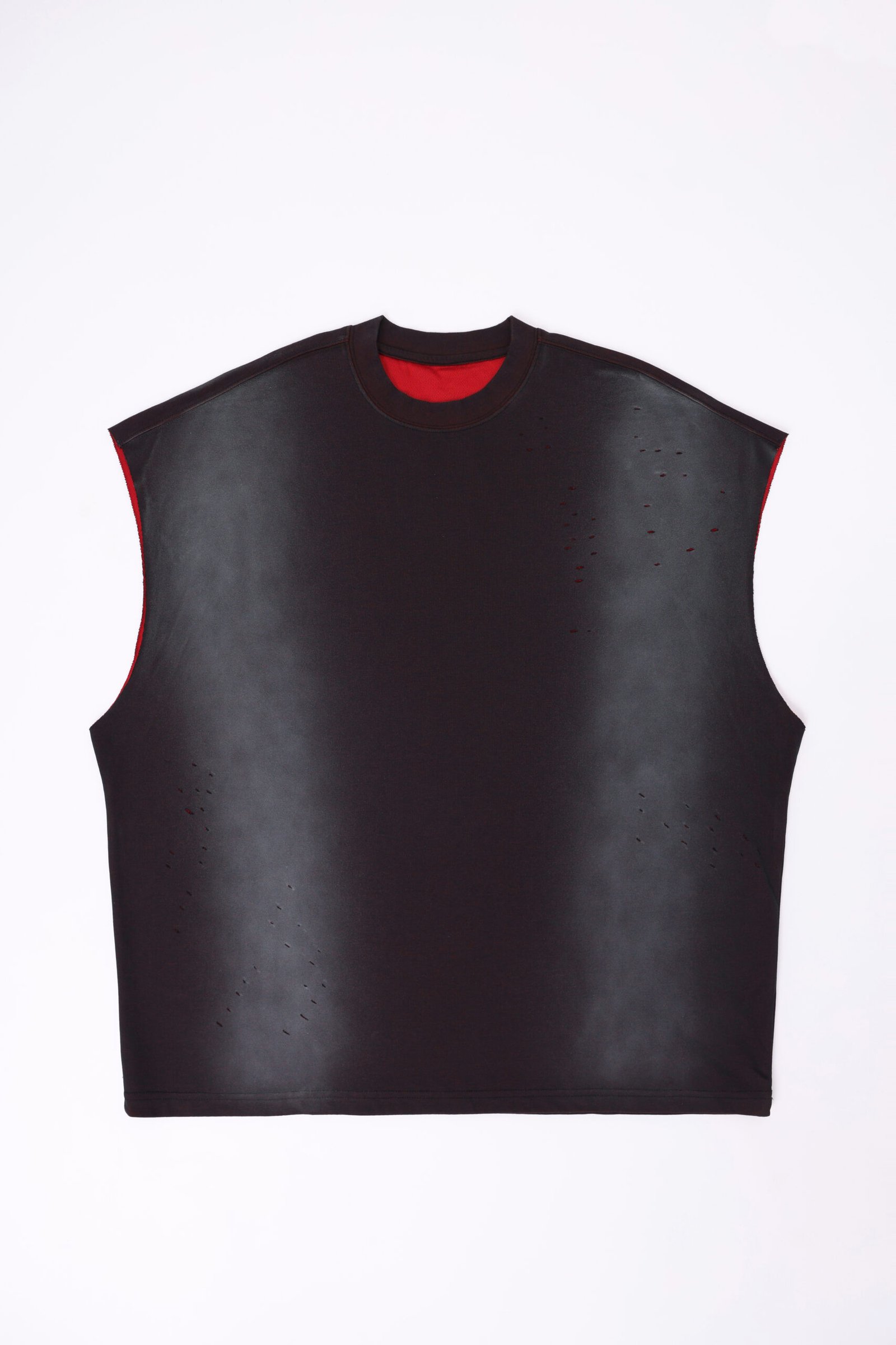 copacetic distressed muscle tee — washed black copacetic distressed muscle tee — washed black